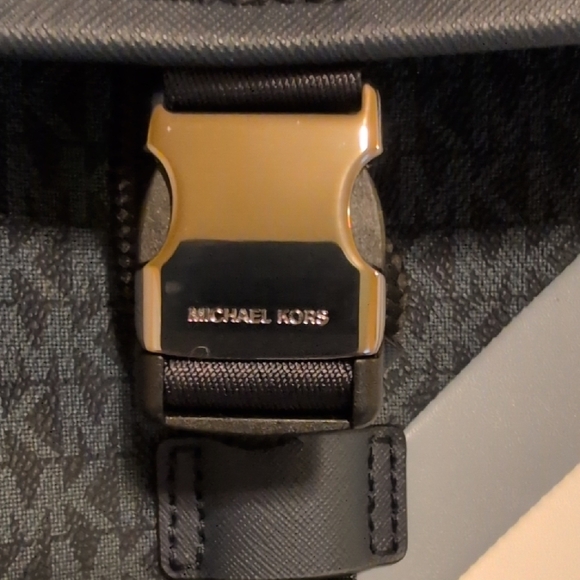 Michael Kors Blue and Gray Backpack with Reflective Stripe - Picture 2 of 6